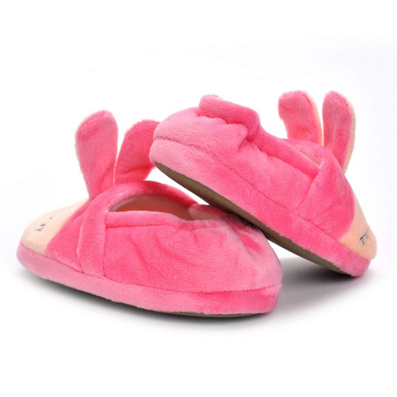 Csfry Baby Girl's Pink Rabbit Slipper US 11-12 - Image 5